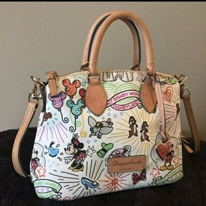 Disney Dooney & Bourke Sketch Satchel Crossbody